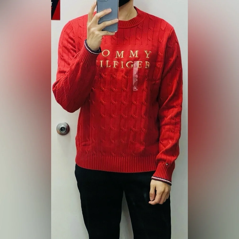 Tommy Hilfiger Knit Red Sweater